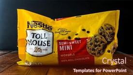  Presentation with nestle - Cool new PPT theme with norwalk-ct-usa-january-27 backdrop and a tawny brown colored foreground