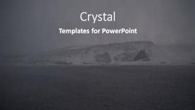  Presentation with bad weather - Cool new slides with norway-coast-in-winter backdrop and a gray colored foreground