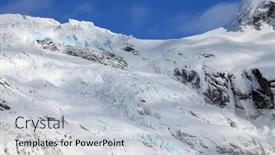  Presentation with glacier - PPT layouts featuring norway-nature-glacier-landscape-jostedalsbreen background and a lemonade colored foreground