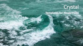  Presentation with scandinavia - Beautiful slide deck featuring norway scandinavia popular for rafting backdrop and a teal colored foreground