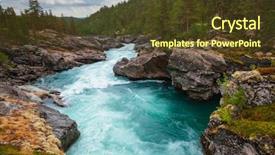  Presentation with scandinavia - Slides having norway scandinavia popular for rafting background and a tawny brown colored foreground