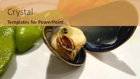  Presentation with oyster - Amazing theme having norway-small-blue-oyster backdrop and a yellow colored foreground