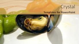  Presentation with oyster - PPT layouts consisting of norway-small-blue-oyster background and a yellow colored foreground