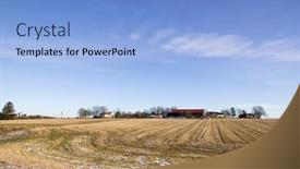  Presentation with agriculture - Cool new slides with norwegian-agriculture-near-the-glomma backdrop and a light blue colored foreground