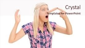  Presentation with nose - Colorful presentation enhanced with nose and trying to stop backdrop and a lemonade colored foreground