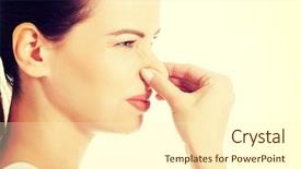  Presentation with smell - PPT layouts having nose because of a bad background and a cream colored foreground