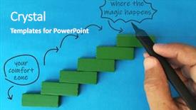  Presentation with zone - Amazing slides having not come from comfort zone backdrop and a teal colored foreground