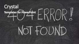  Presentation with internet - Amazing presentation theme having not found - internet warning message 404 error backdrop and a dark gray colored foreground