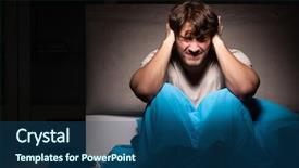  Presentation with neighbor - Slides having not sleep due to noise background and a ocean colored foreground