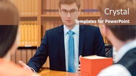  Presentation with marriage - PPT theme having notary-advising-couple-on-marriage background and a coral colored foreground