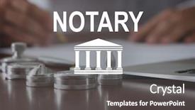  Presentation with stamps - Audience pleasing presentation theme consisting of notary metal ink pads backdrop and a dark gray colored foreground