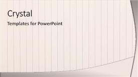  Presentation with turquoise sheet music - Presentation design consisting of note book - sheet of paper background background and a cream colored foreground