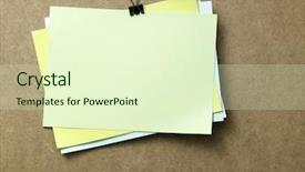  Presentation with note - Cool new presentation with note on the notice board backdrop and a cream colored foreground