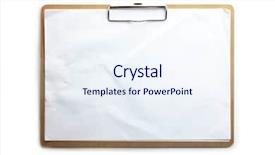  Presentation with pure white - Beautiful presentation featuring note pad - horizontal clipboard with real life backdrop and a sky blue colored foreground