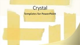  Presentation with scotch - Slides with note paper - scotch strips isolated on white background and a blonde colored foreground