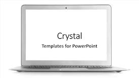  Presentation with modern - Beautiful PPT theme featuring notebook - modern laptop isolated on white backdrop and a white colored foreground