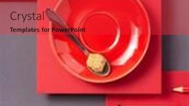  Presentation with abstract red - PPT layouts featuring notebook-and-pen-at-abstract background and a red colored foreground