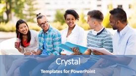  Presentation with international education - Audience pleasing theme consisting of notepad - education international people concept backdrop and a teal colored foreground