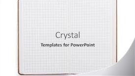  Presentation with notebook paper - Amazing presentation theme having notepad-or-notebook-paper-isolated backdrop and a white colored foreground