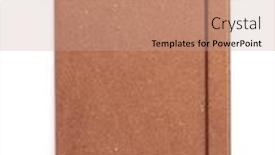  Presentation with notebook paper - Audience pleasing theme consisting of notepad-or-notebook-paper-isolated backdrop and a coral colored foreground