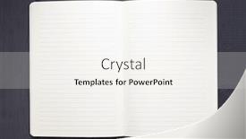  Presentation with notebook paper - Cool new PPT layouts with notepad-or-notebook-paper backdrop and a white colored foreground