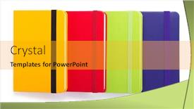  Presentation with notebook paper - Beautiful theme featuring notepad-or-notebook-paper backdrop and a gold colored foreground