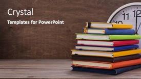  Presentation with notebook paper - Theme with notepad-or-paper-notebook background and a tawny brown colored foreground