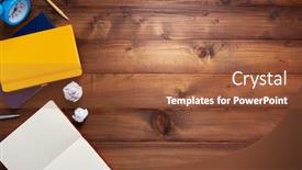  Presentation with notebook paper - Slide deck having notepad-or-paper-notebook background and a red colored foreground