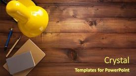  Presentation with notebook paper - Cool new slide deck with notepad-or-paper-notebook backdrop and a tawny brown colored foreground