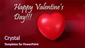  Presentation with heart health - PPT layouts consisting of hearts notepaper - red heart health valentine's day background and a  colored foreground