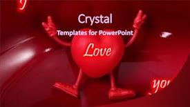  Presentation with heart health - Colorful PPT layouts enhanced with hearts notepaper - red heart health valentine's day backdrop and a  colored foreground