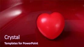  Presentation with heart health - Theme having hearts notepaper - red heart health valentine's day background and a  colored foreground