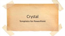  Presentation with notepaper - Beautiful slide set featuring notepaper fastened with masking tape backdrop and a lemonade colored foreground