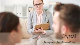  Presentation with family - PPT theme enhanced with notes while listening to spouse background and a coral colored foreground