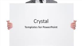  Presentation with space suit - Amazing PPT theme having notice - man wearing a suit holding backdrop and a white colored foreground