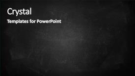  Presentation with chalk stencils - Beautiful PPT theme featuring notice board background - chalk rubbed out on blackboard backdrop and a  colored foreground