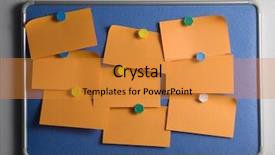  Presentation with blank - Audience pleasing PPT theme consisting of notice board full of blank backdrop and a  colored foreground