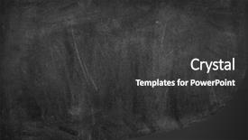  Presentation with noticeboard - Colorful theme enhanced with noticeboard - chalk rubbed out on blackboard backdrop and a dark gray colored foreground