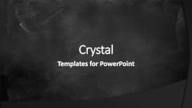  Presentation with noticeboard - Theme enhanced with noticeboard - chalk rubbed out on blackboard background and a dark gray colored foreground