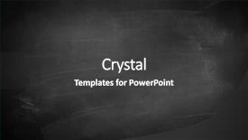  Presentation with chalk - Theme enhanced with noticeboard - chalk rubbed out on blackboard background and a dark gray colored foreground