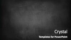  Presentation with noticeboard - PPT layouts consisting of noticeboard - chalk rubbed out on blackboard background and a dark gray colored foreground