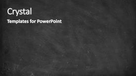  Presentation with noticeboard - Colorful presentation theme enhanced with noticeboard - chalk rubbed out on blackboard backdrop and a dark gray colored foreground