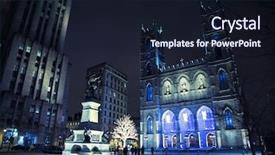  Presentation with notre dame - PPT layouts enhanced with notre dame cathedral during winter background and a wine colored foreground