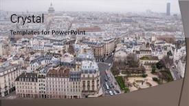  Presentation with notre dame - Colorful presentation enhanced with notre dame in the background backdrop and a light gray colored foreground