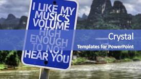  Presentation with hear - Colorful PPT layouts enhanced with i like my music's backdrop and a  colored foreground