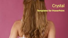  Presentation with hair - Cool new presentation with nourished - rear view hair beauty sexy backdrop and a  colored foreground