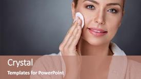  Presentation with pregnant woman cleaning - PPT layouts having quitar - nourished middle aged woman cleaning background and a coral colored foreground