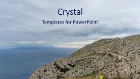  Presentation with north indian wedding invitation - Theme featuring nouse - cliffs in formentor region north background and a  colored foreground