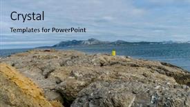  Presentation with stormy sky and dark clouds - PPT layouts having nouse - mallorca beach with stormy sky background and a  colored foreground