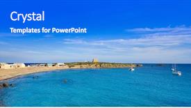  Presentation with nova scotia culture - Colorful slide deck enhanced with nova tabarca beach in alicante backdrop and a  colored foreground